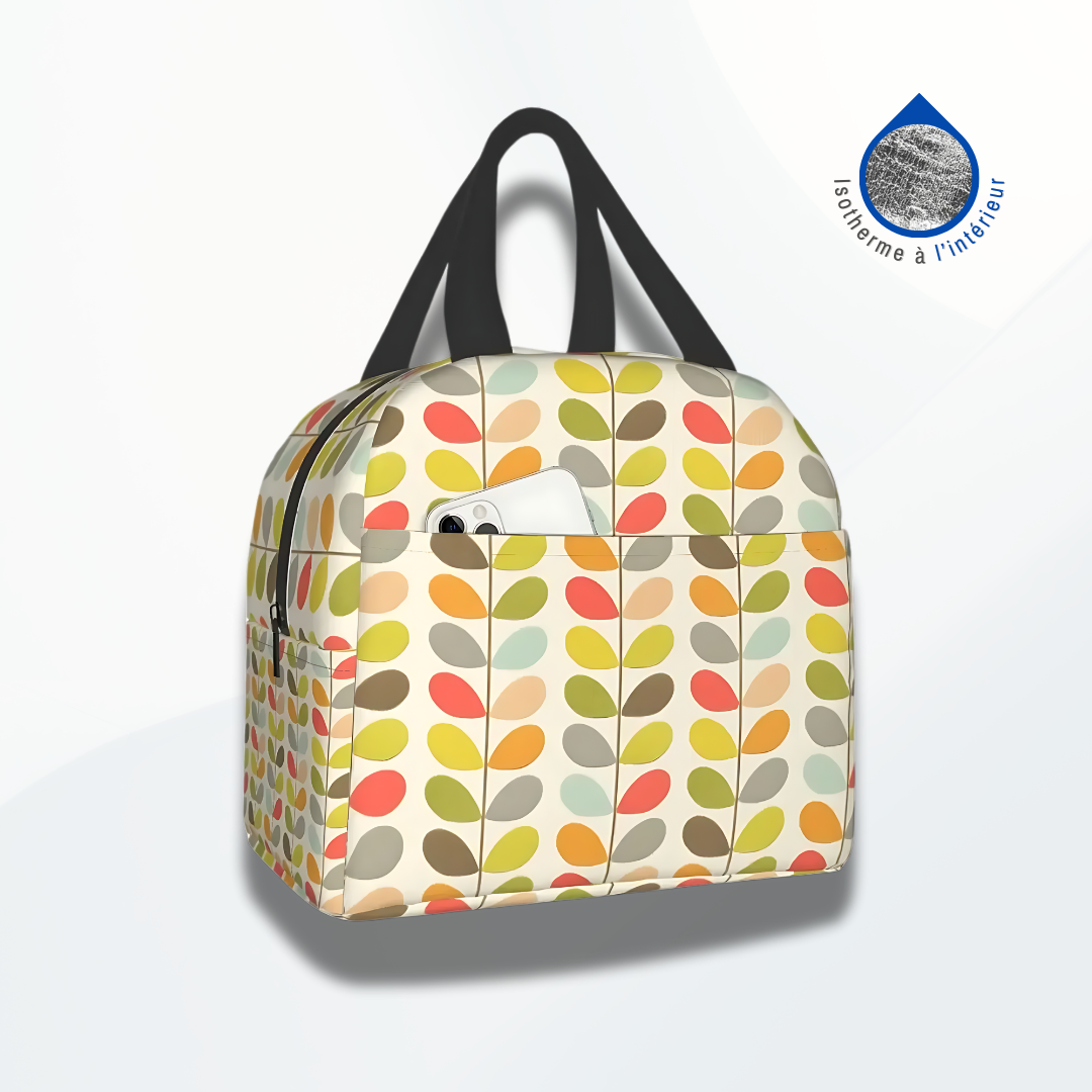 Petit Sac Isotherme Repas Fleuri