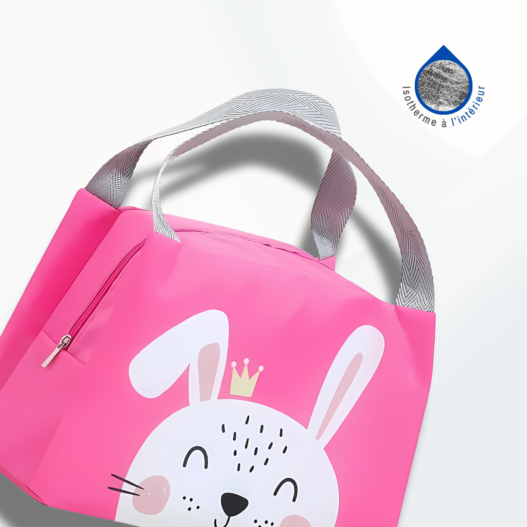 Sac Isotherme Enfant Rose : L'IsoLapin