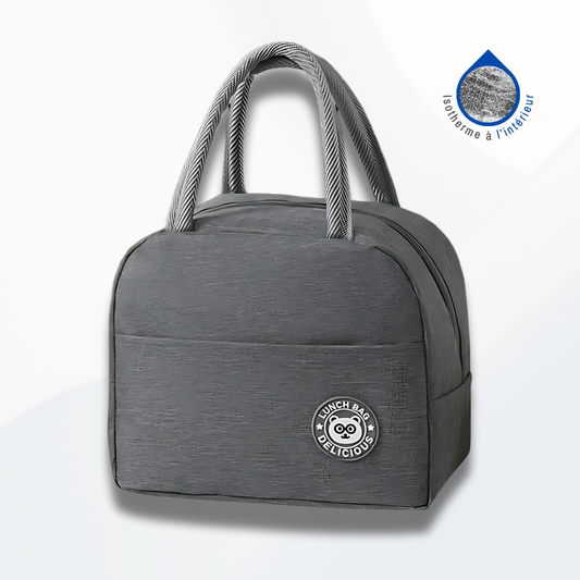 Sac Isotherme Repas Gris - L'UrbanLunch