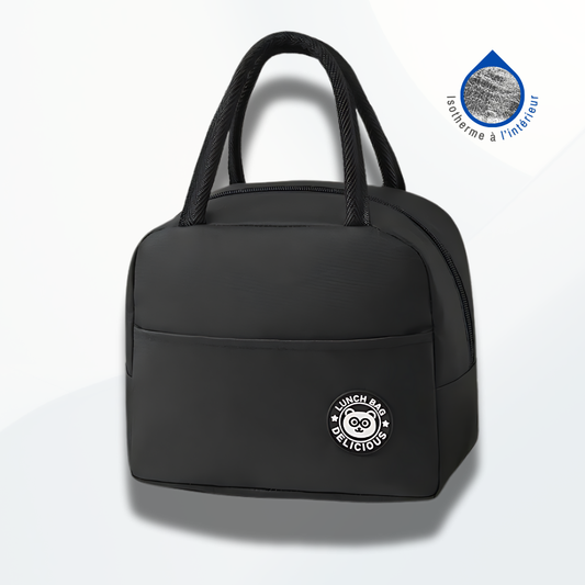 Sac Isotherme Repas Noir - Le BlackLunchy