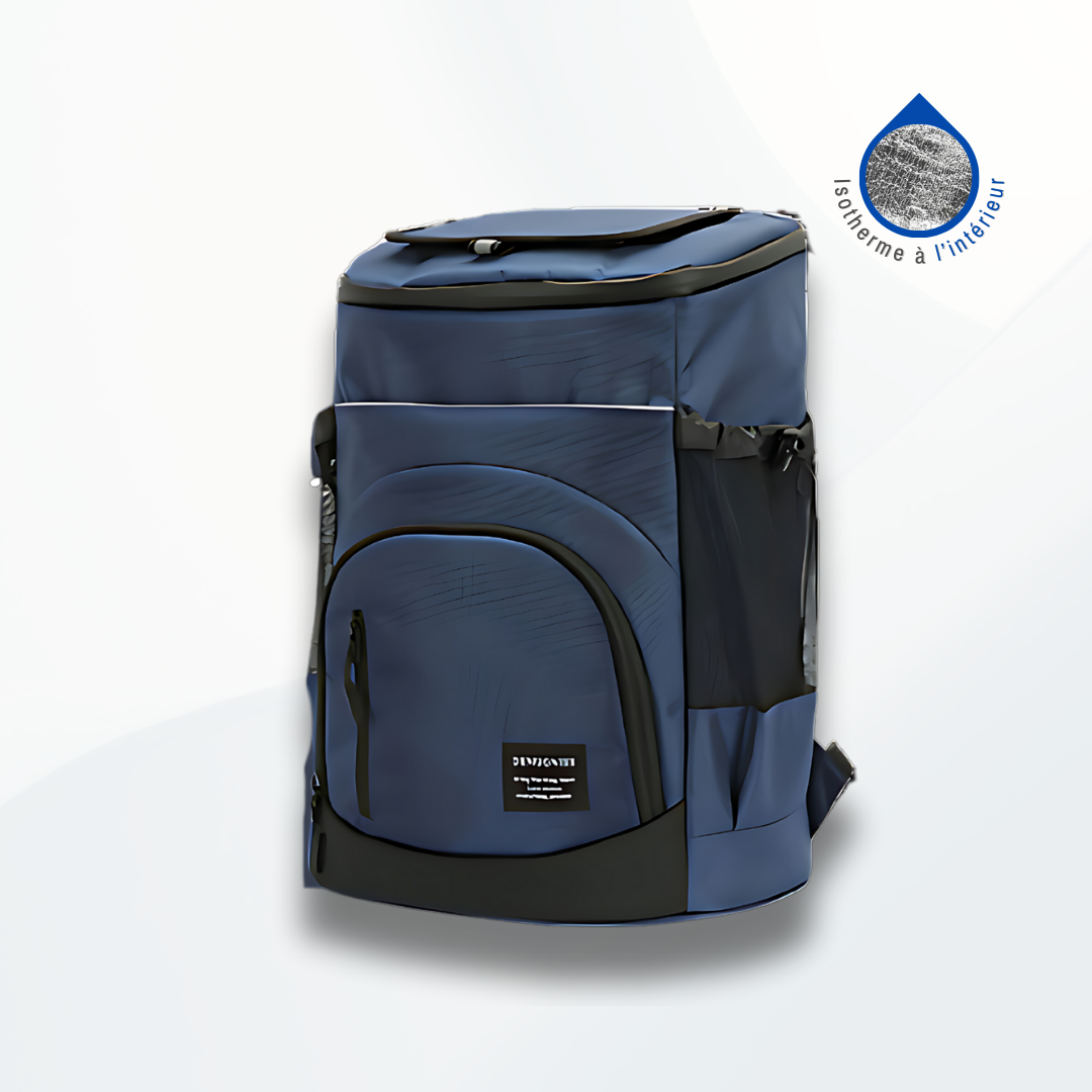 Sac à Dos Glacière Souple - Bleu Marine 30L